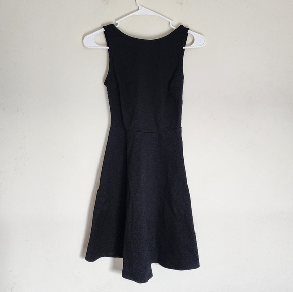 Lulus Little Black Skater Dress with Low-Cut Back Size XS NWT - Picture 1 of 8